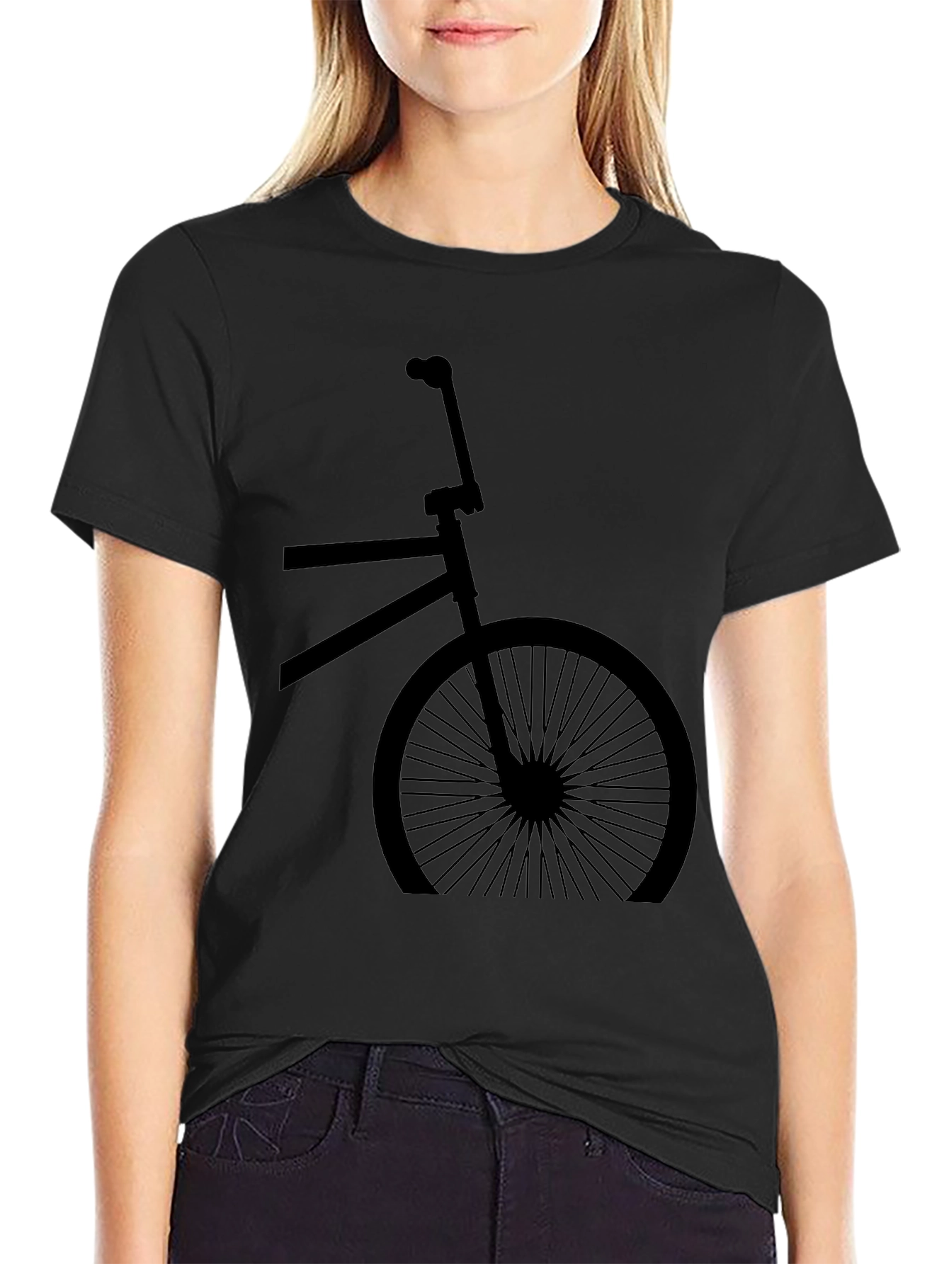 Black Bicycle Graphic Tee