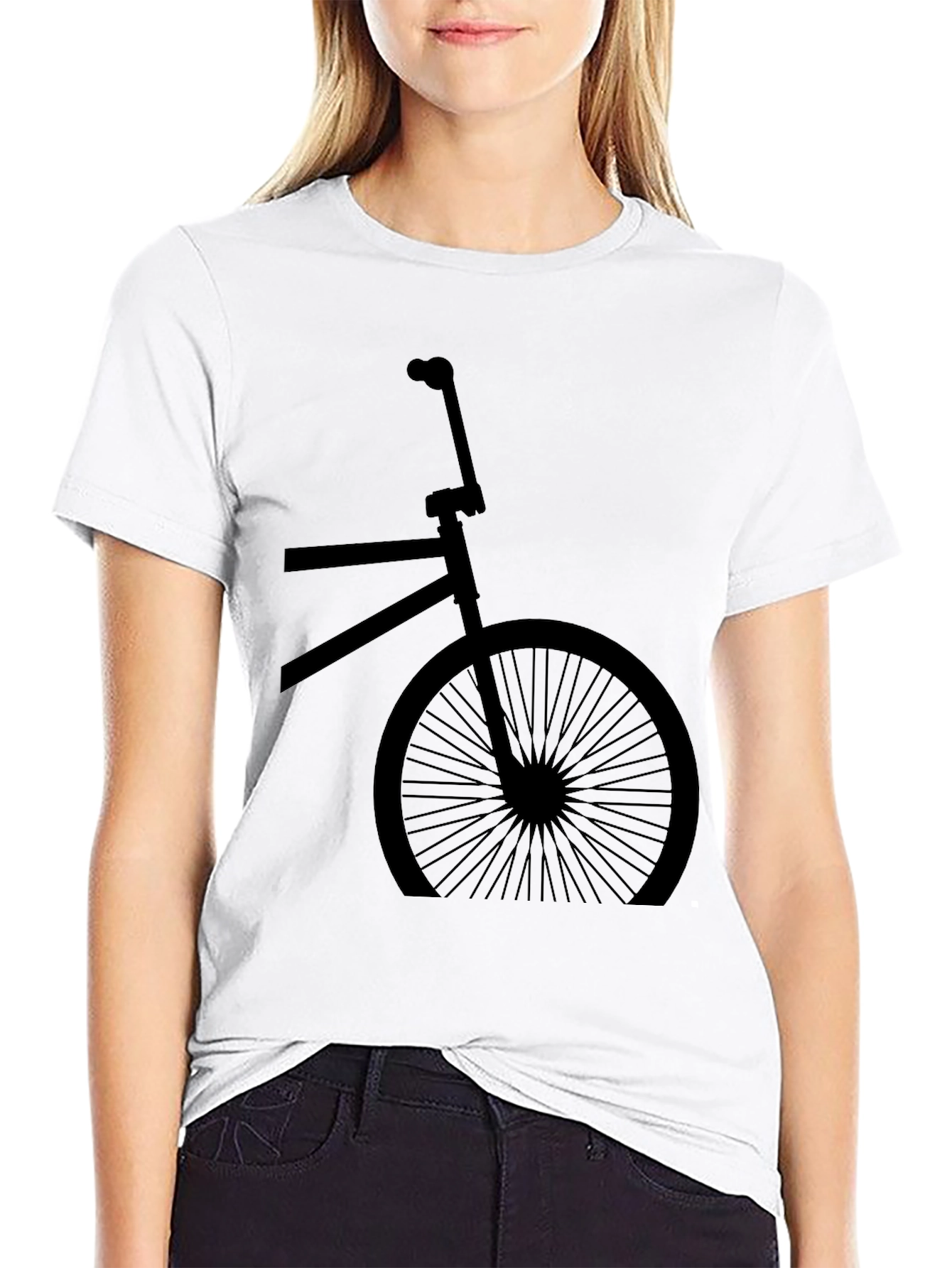 Black Bicycle Graphic Tee