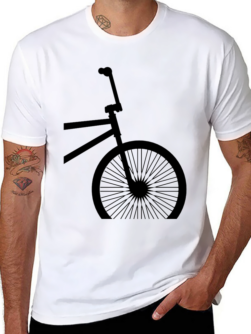 Black Bicycle Graphic Tee
