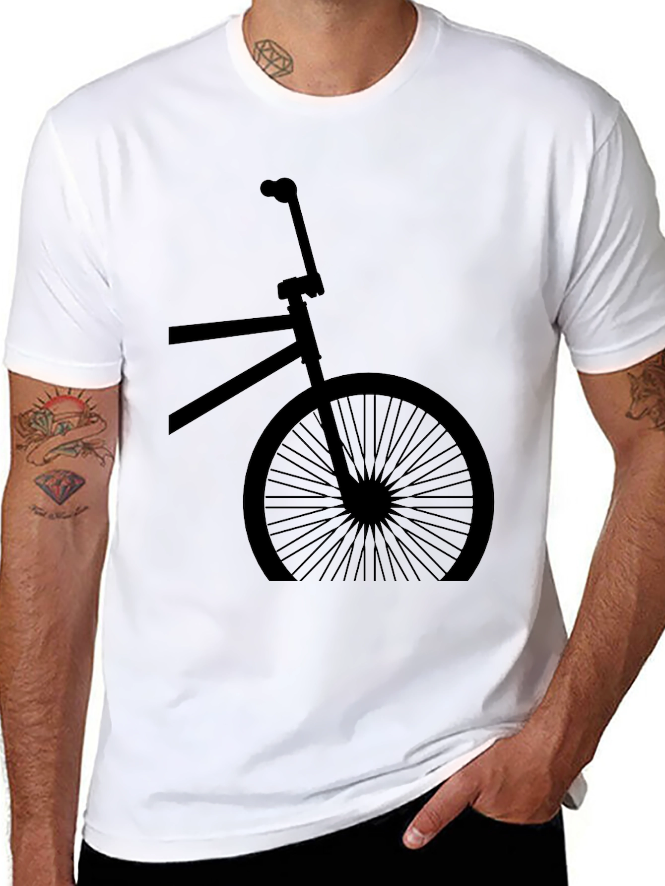 Black Bicycle Graphic Tee