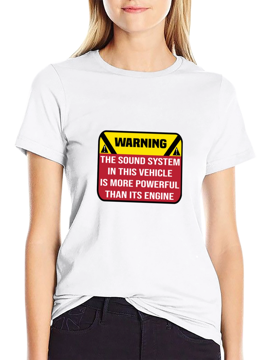 Warning Powerful Sound System T-Shirt