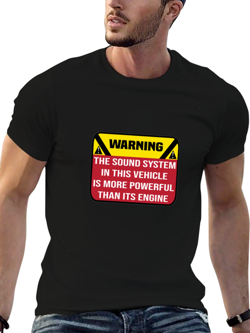 Warning Powerful Sound System T-Shirt