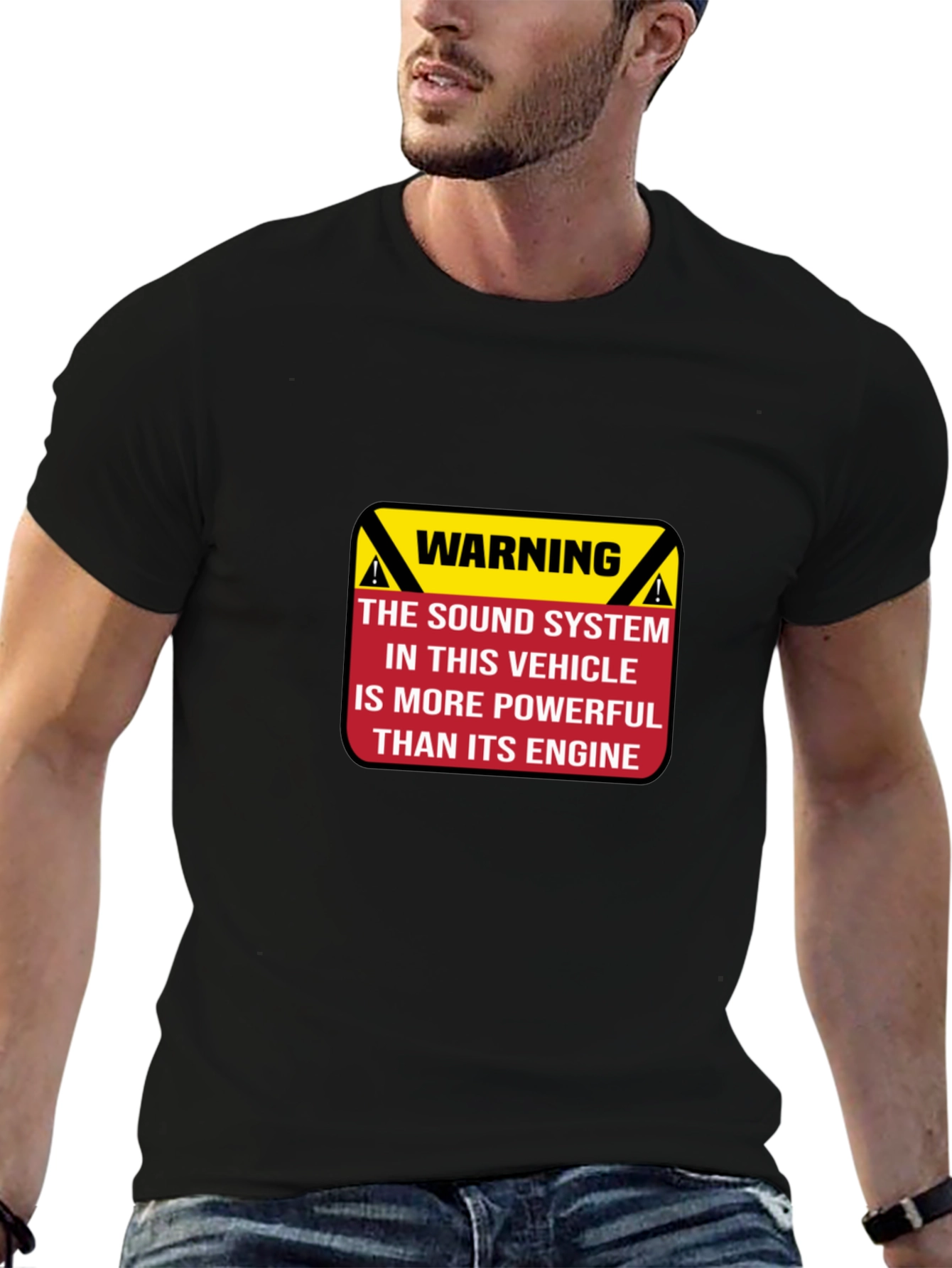 Warning Powerful Sound System T-Shirt