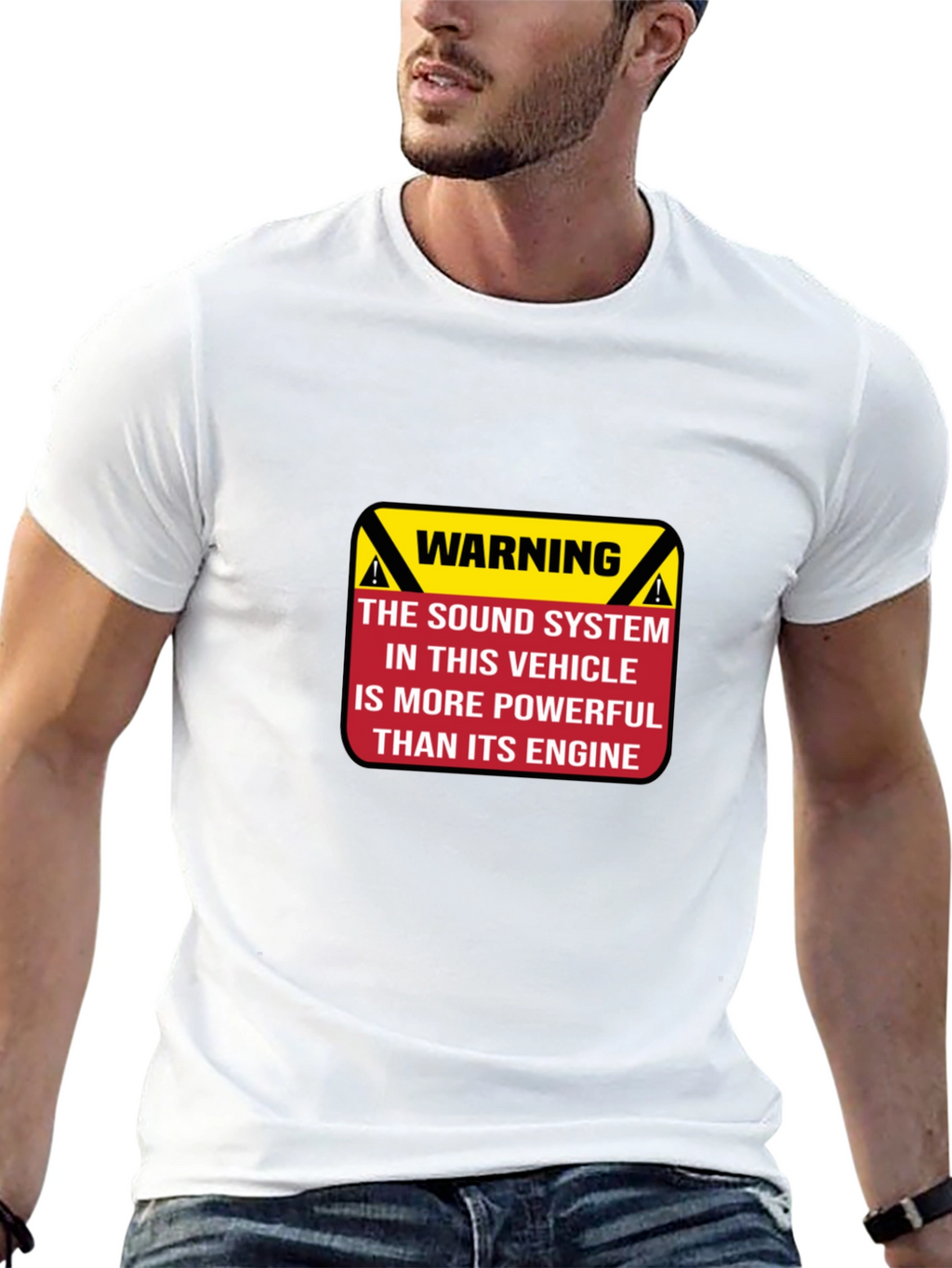 Warning Powerful Sound System T-Shirt