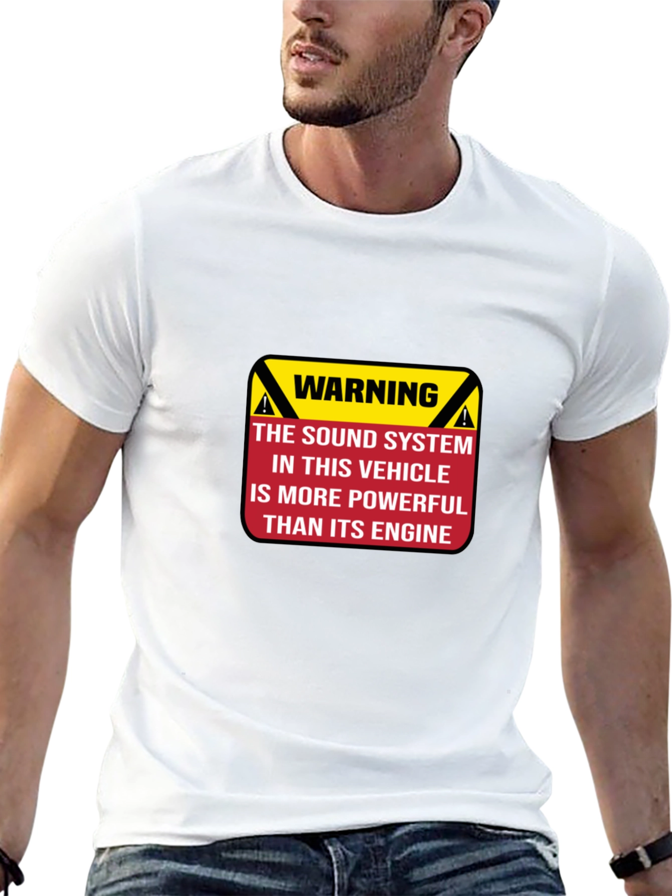Warning Powerful Sound System T-Shirt