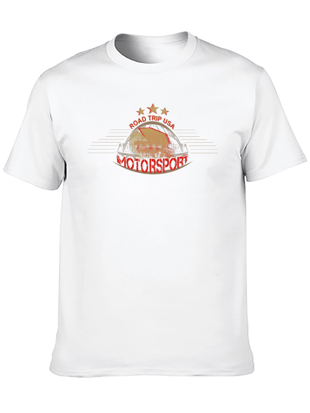 Road Trip USA Motorsport Black Graphic Tee