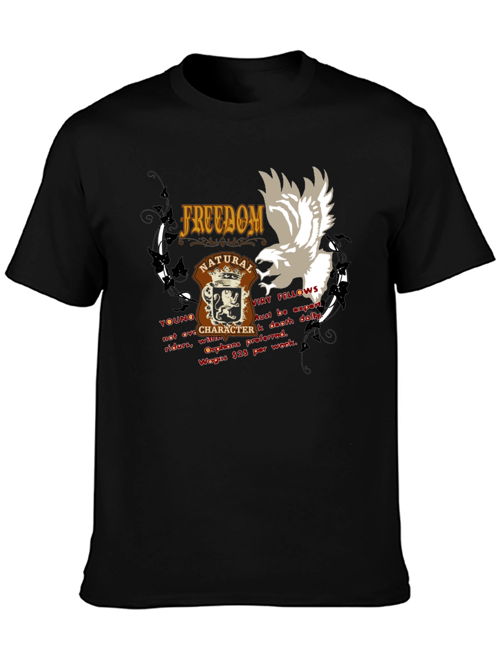 Freedom Natural Character T-Shirt