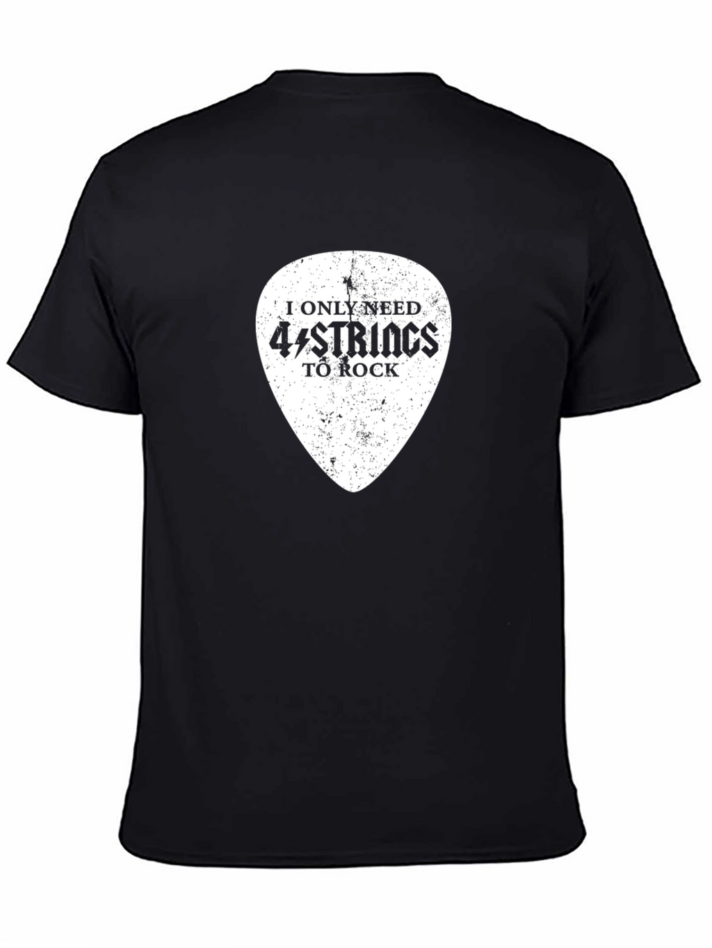 4 String Bass Guitar T-Shirt - Music Lover Tee