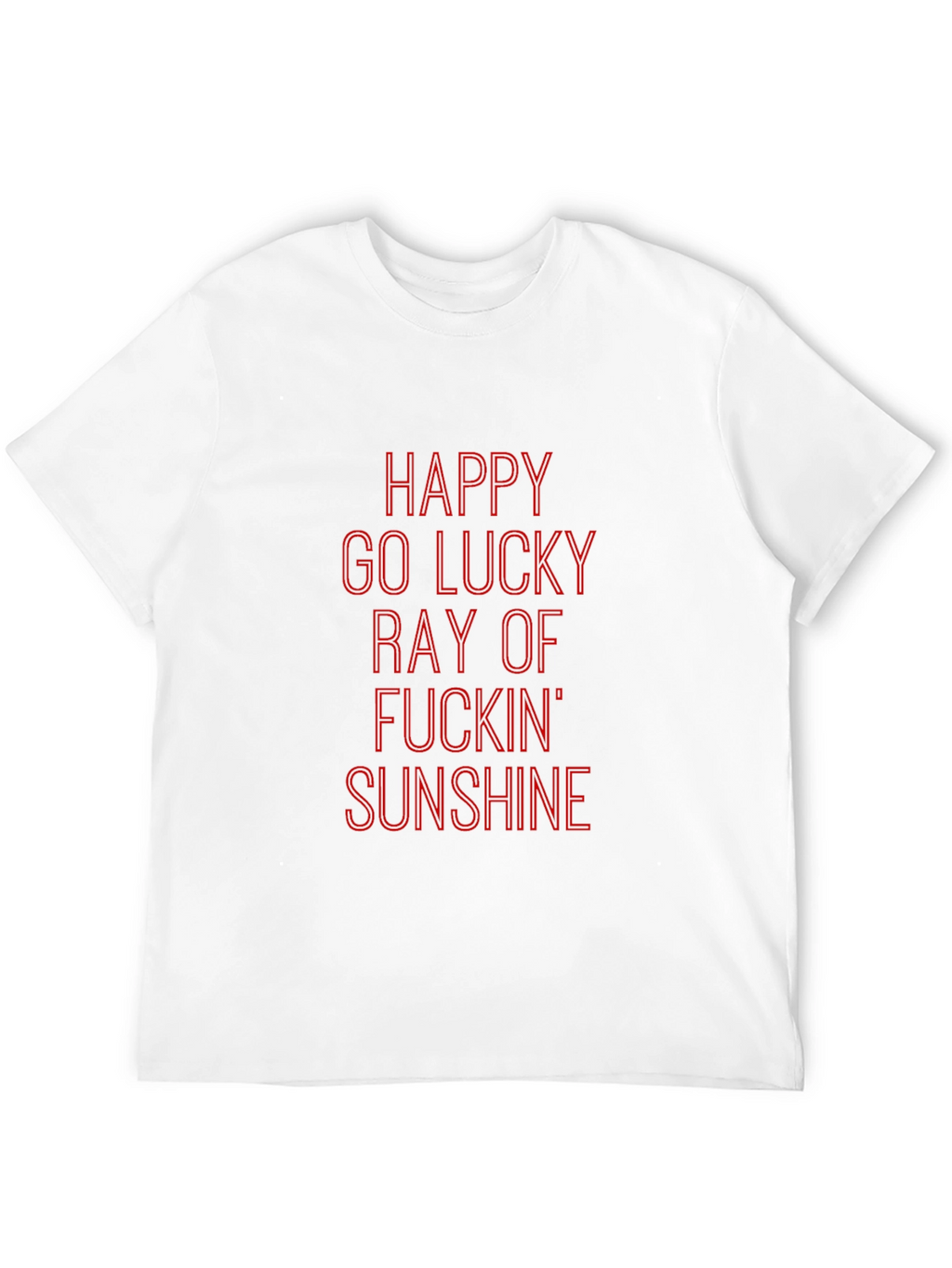 Happy Go Lucky Ray of Sunshine Graphic Tee