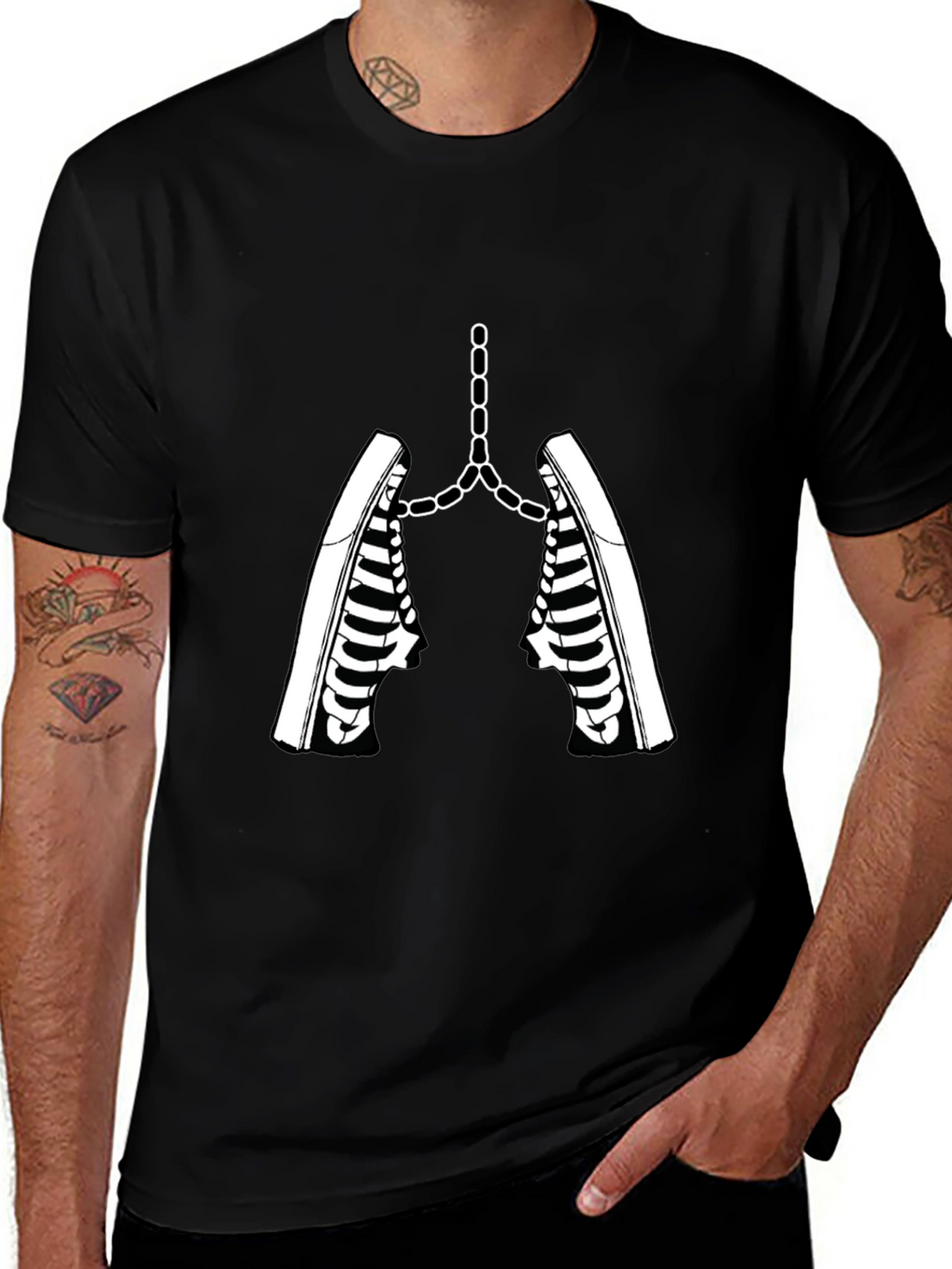 Lung Sneaker Chain T-Shirt