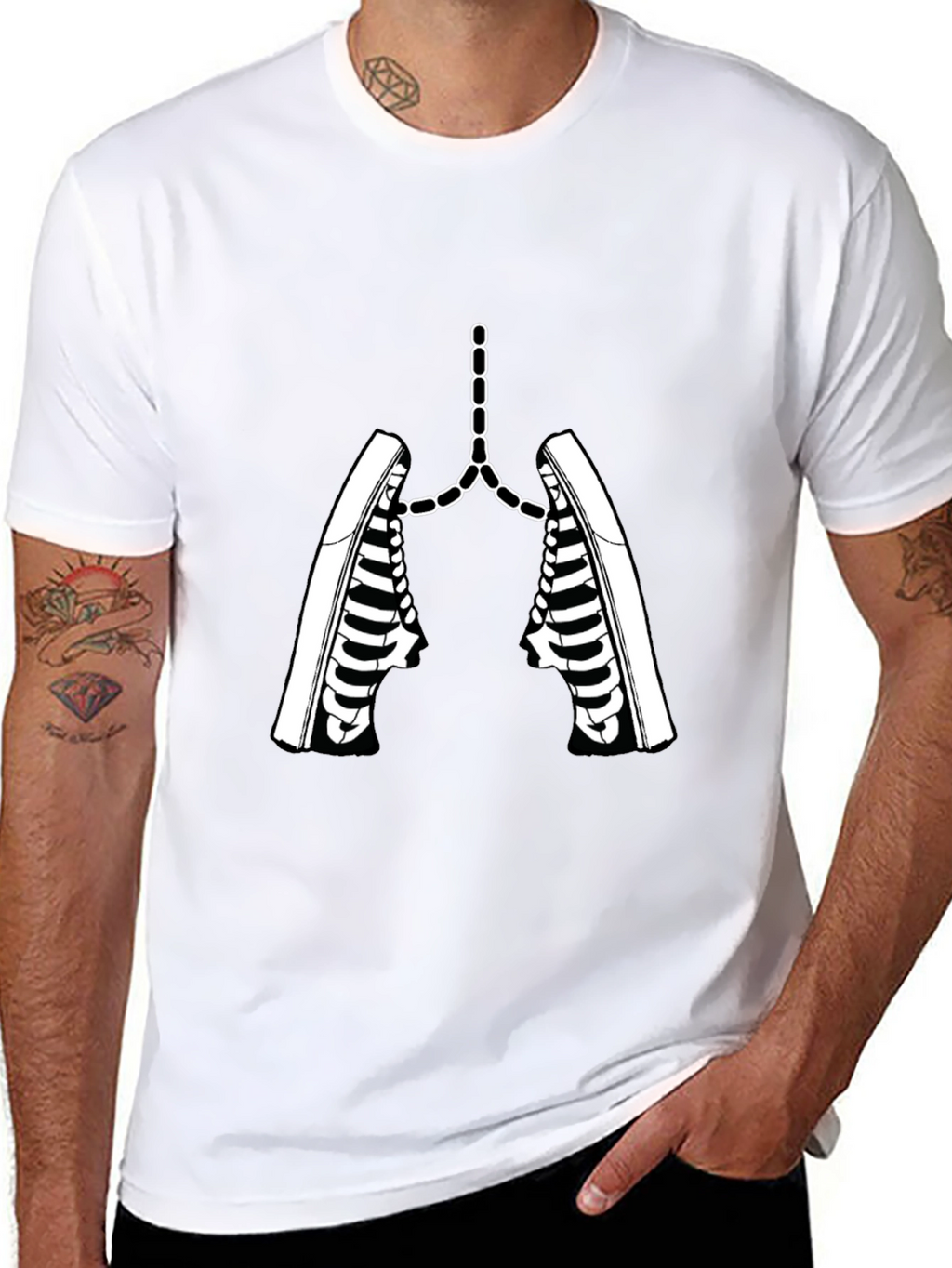 Lung Sneaker Chain T-Shirt