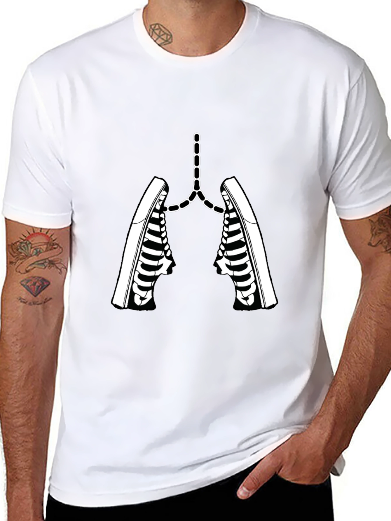 Lung Sneaker Chain T-Shirt
