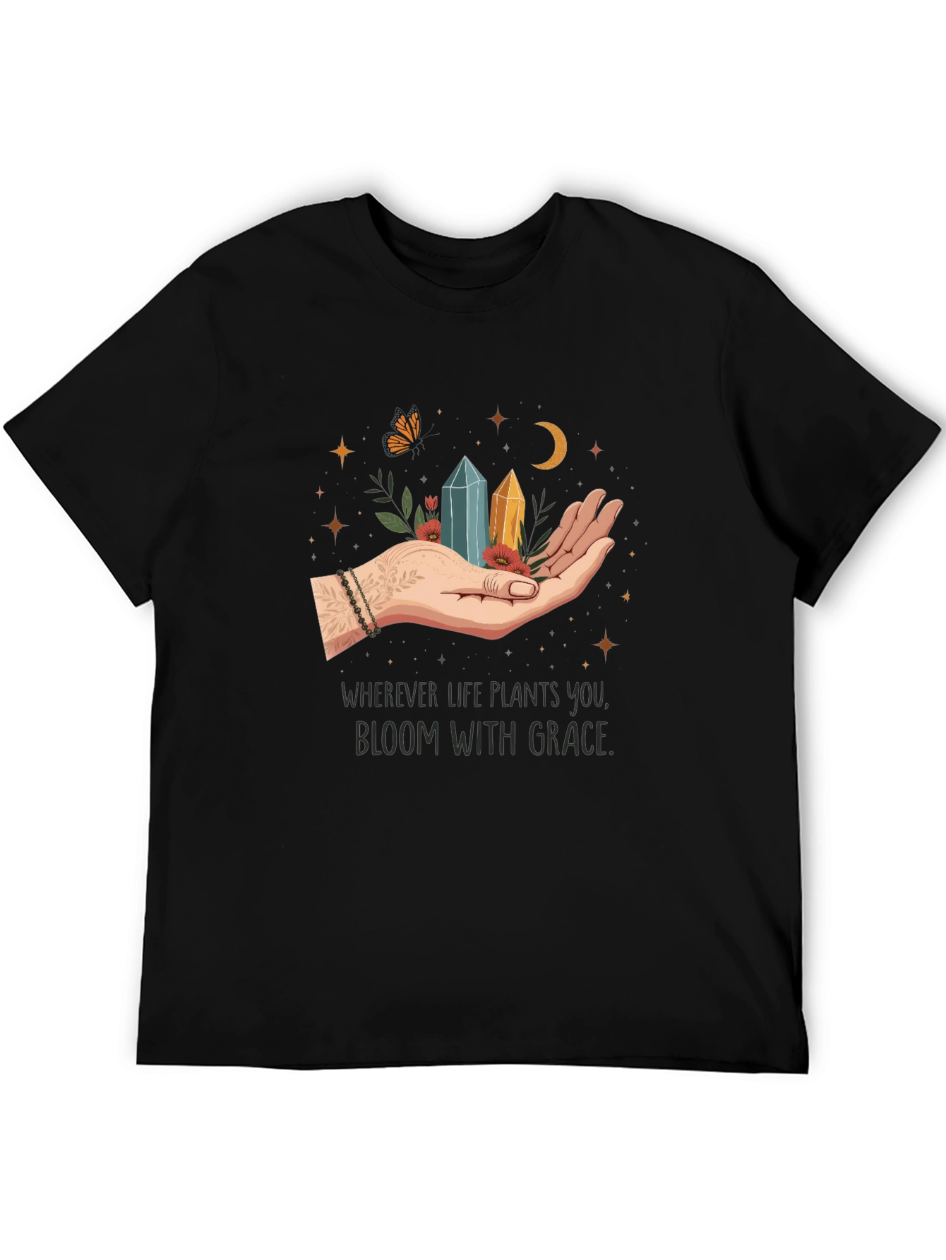 Bloom With Grace T-Shirt - Unisex Soft Cotton Tee
