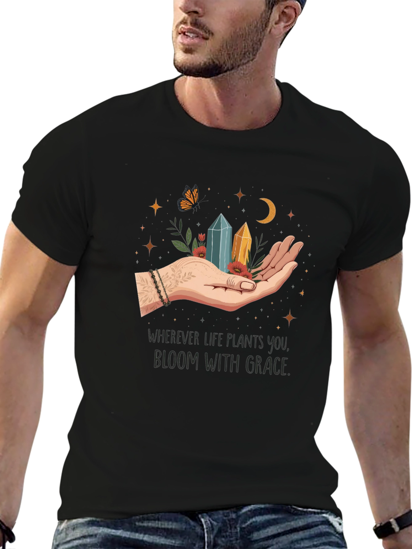 Bloom With Grace T-Shirt - Unisex Soft Cotton Tee