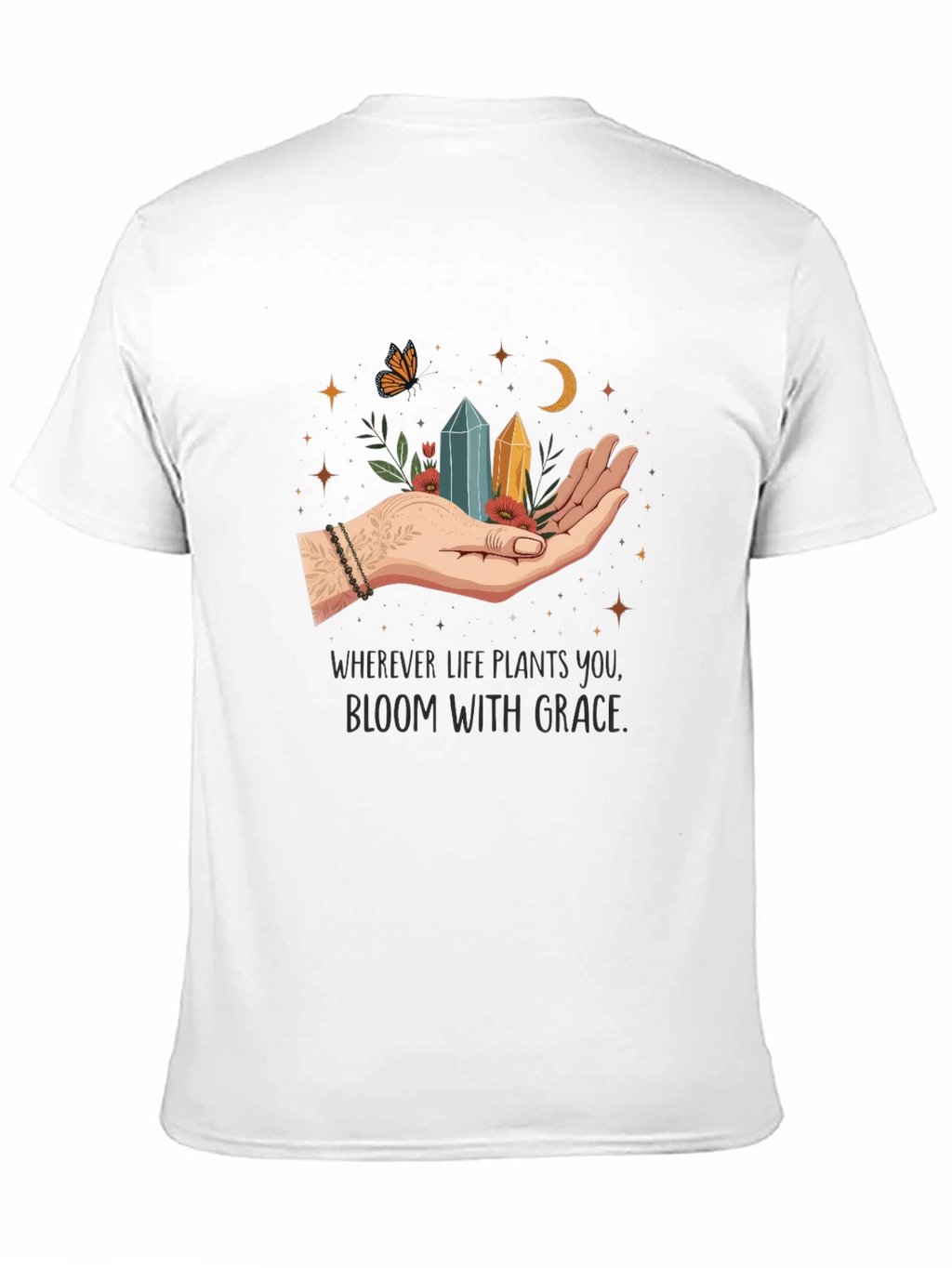 Bloom With Grace T-Shirt - Unisex Soft Cotton Tee