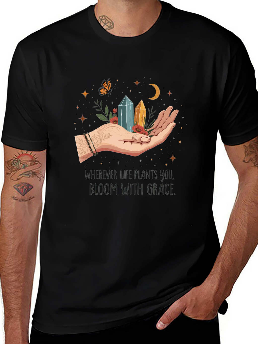 Bloom With Grace T-Shirt - Unisex Soft Cotton Tee