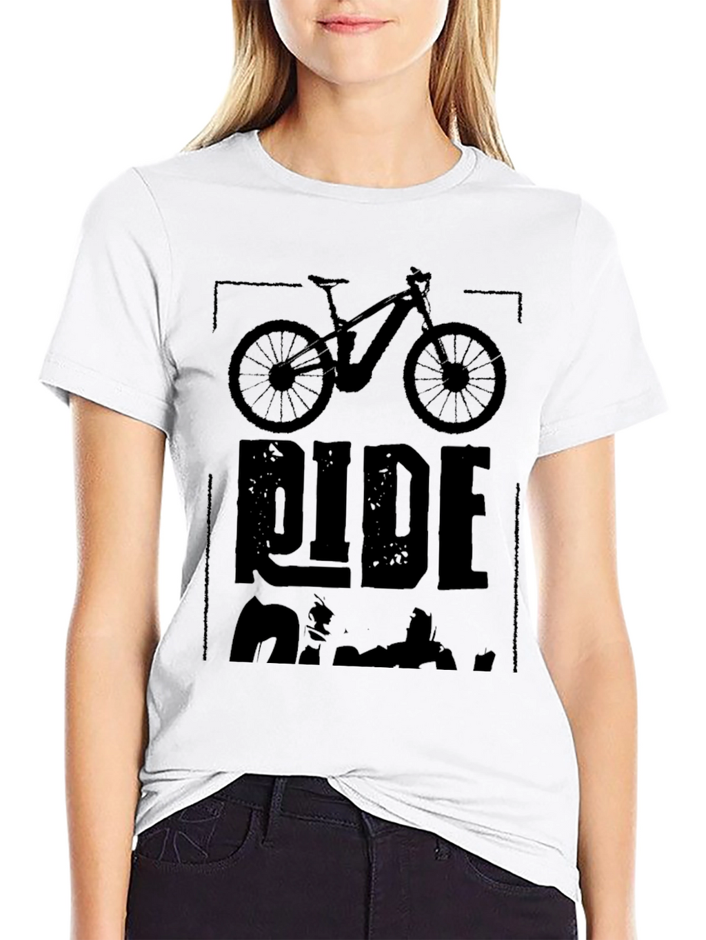Ride Electric Mountain Bike Graphic Tee - Black