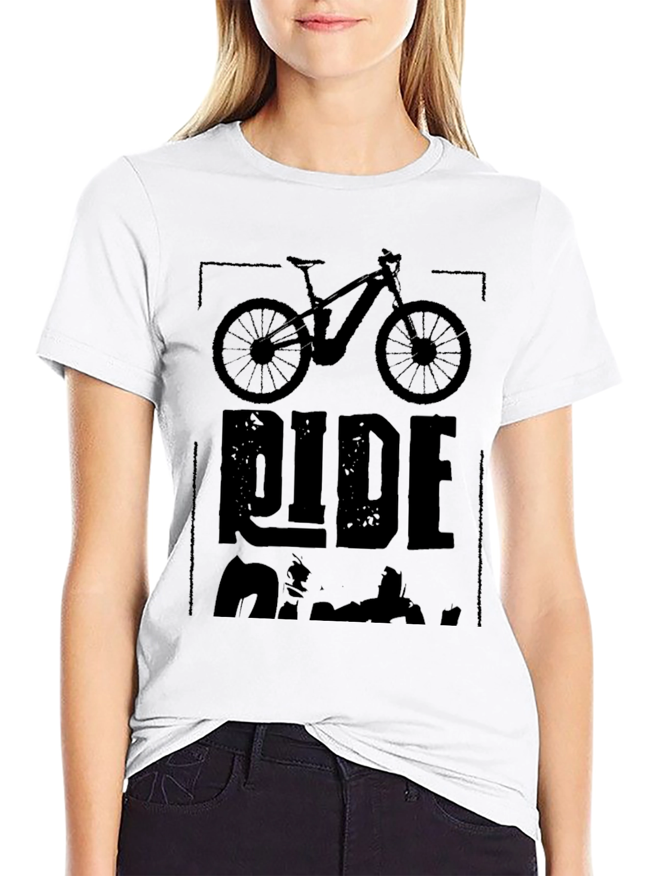 Ride Electric Mountain Bike Graphic Tee - Black