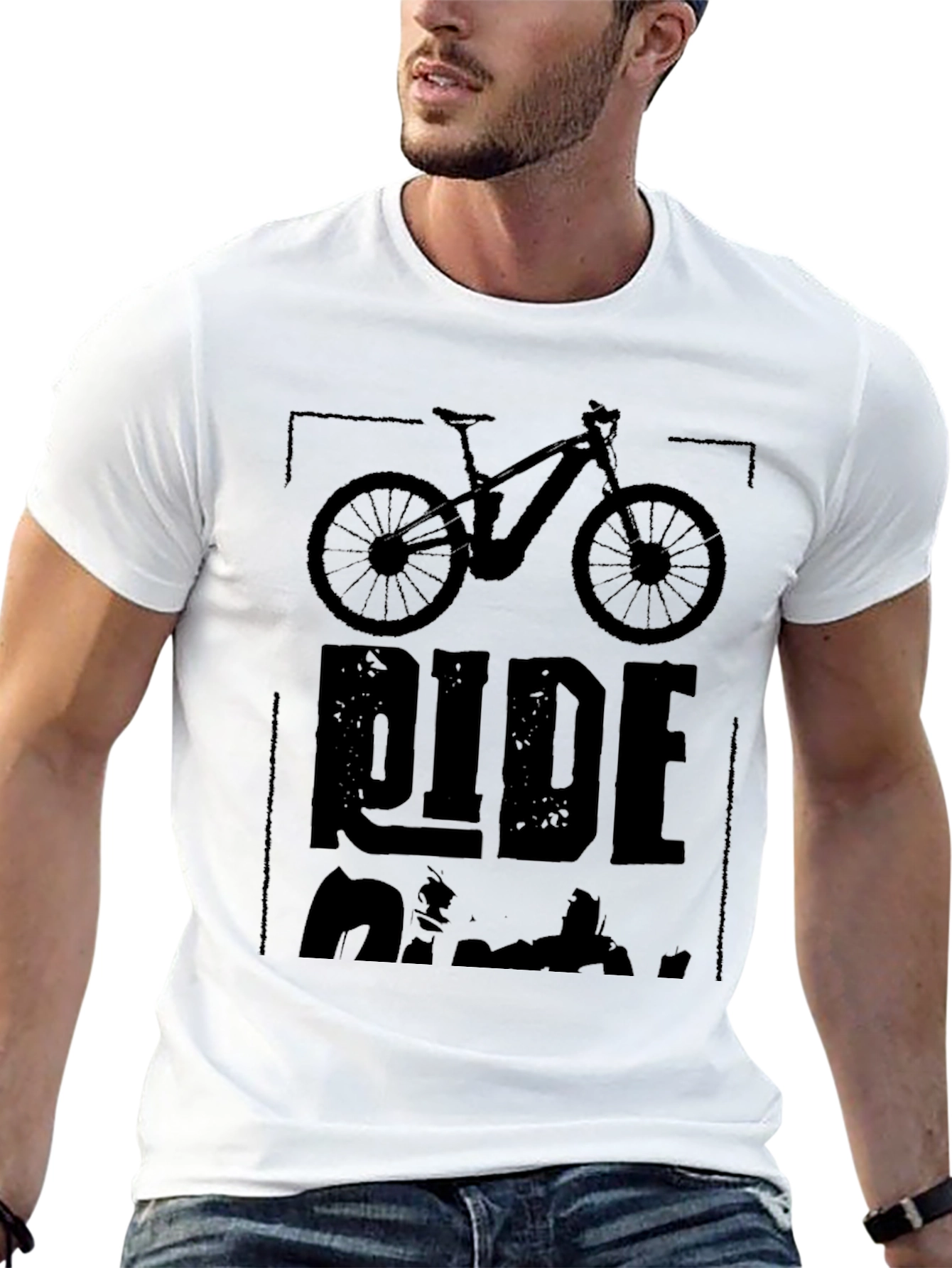 Ride Electric Mountain Bike Graphic Tee - Black