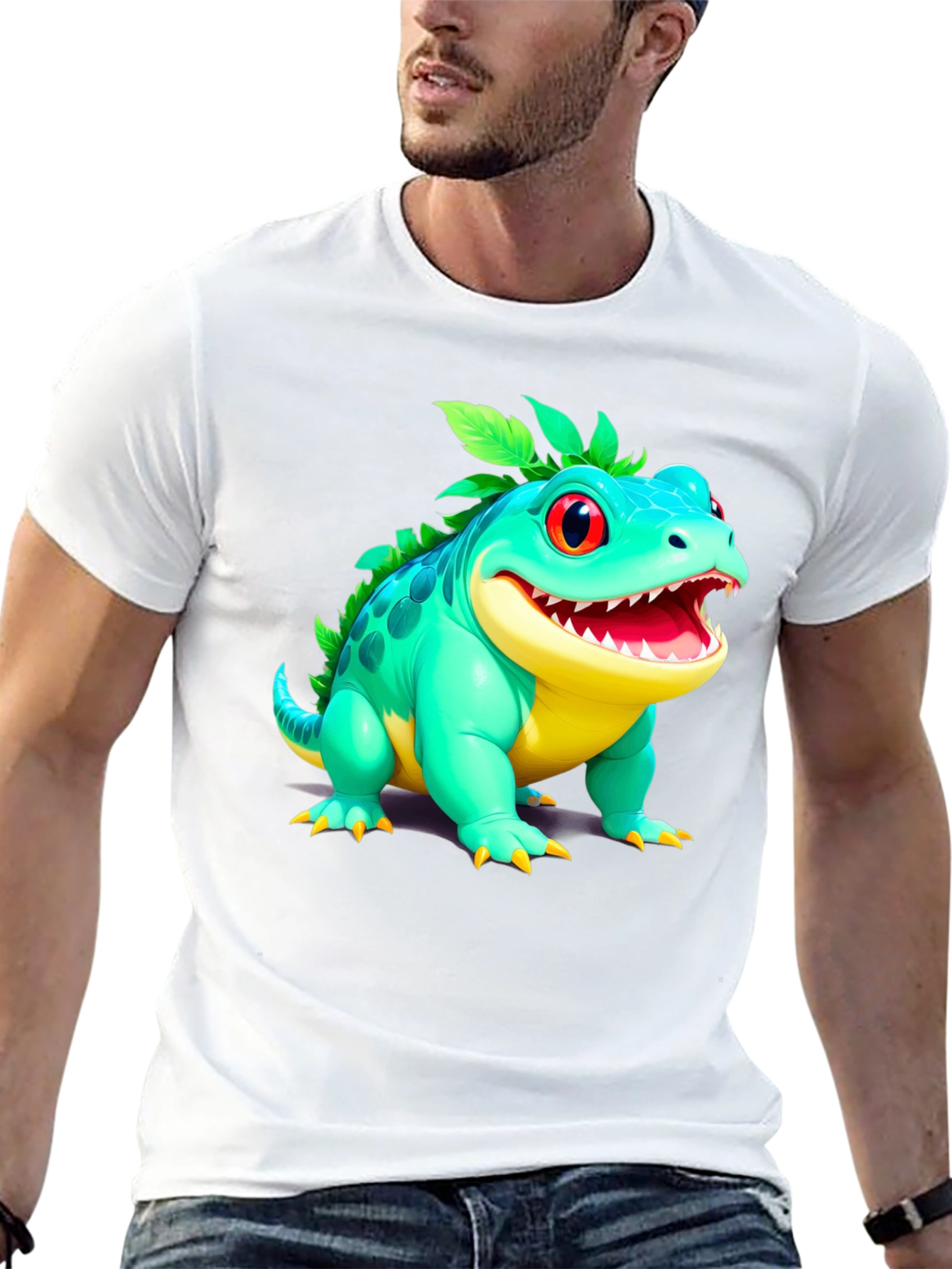Cartoon Lizard Graphic Tee