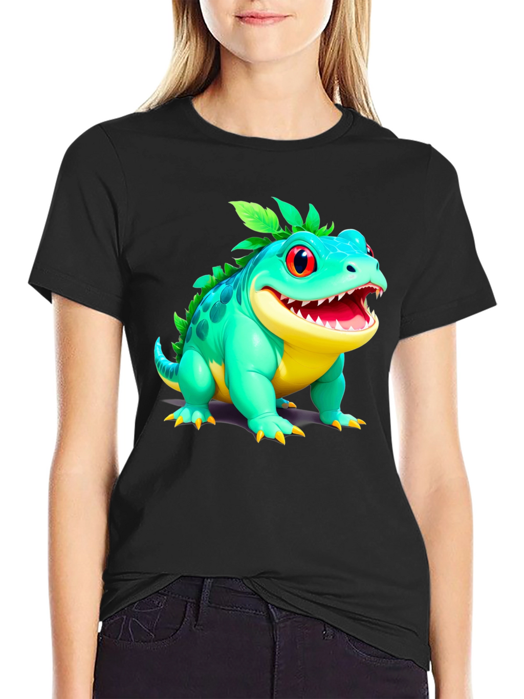 Cartoon Lizard Graphic Tee