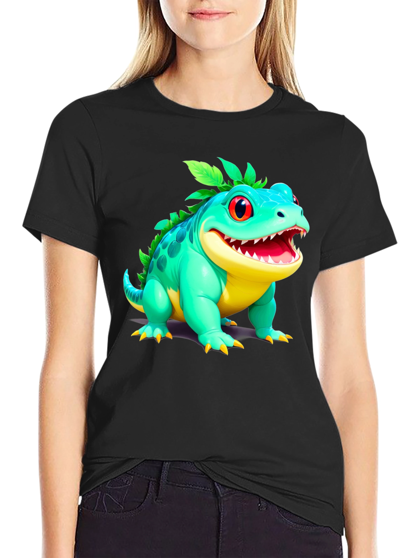 Cartoon Lizard Graphic Tee
