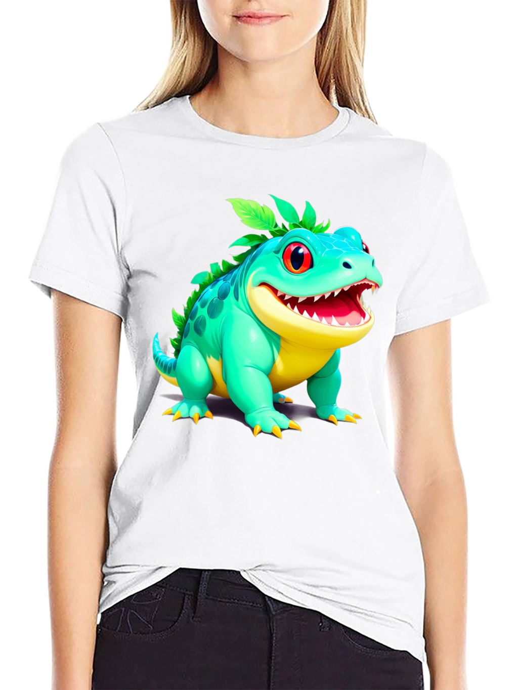 Cartoon Lizard Graphic Tee
