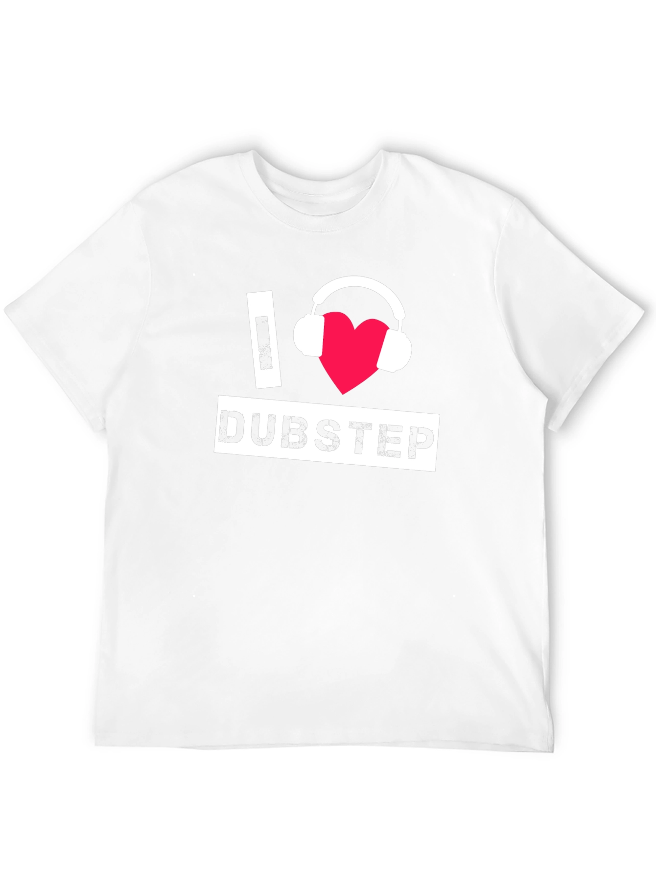 I Love Dubstep Black T-Shirt Music Fan Apparel