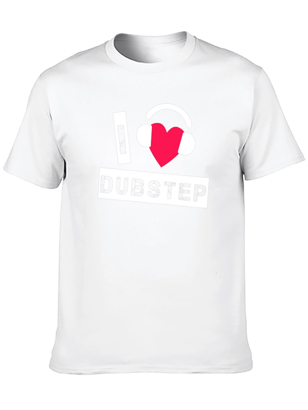 I Love Dubstep Black T-Shirt Music Fan Apparel