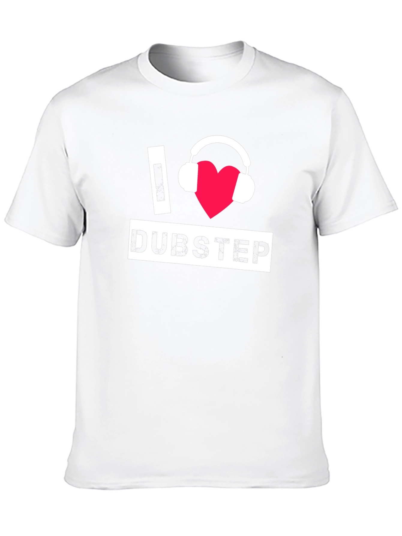 I Love Dubstep Black T-Shirt Music Fan Apparel