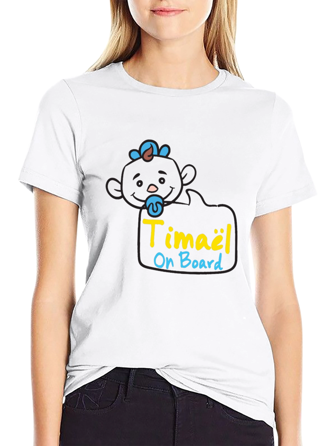 Timaël On Board Graphic Tee - Trendy Baby Alert Shirt