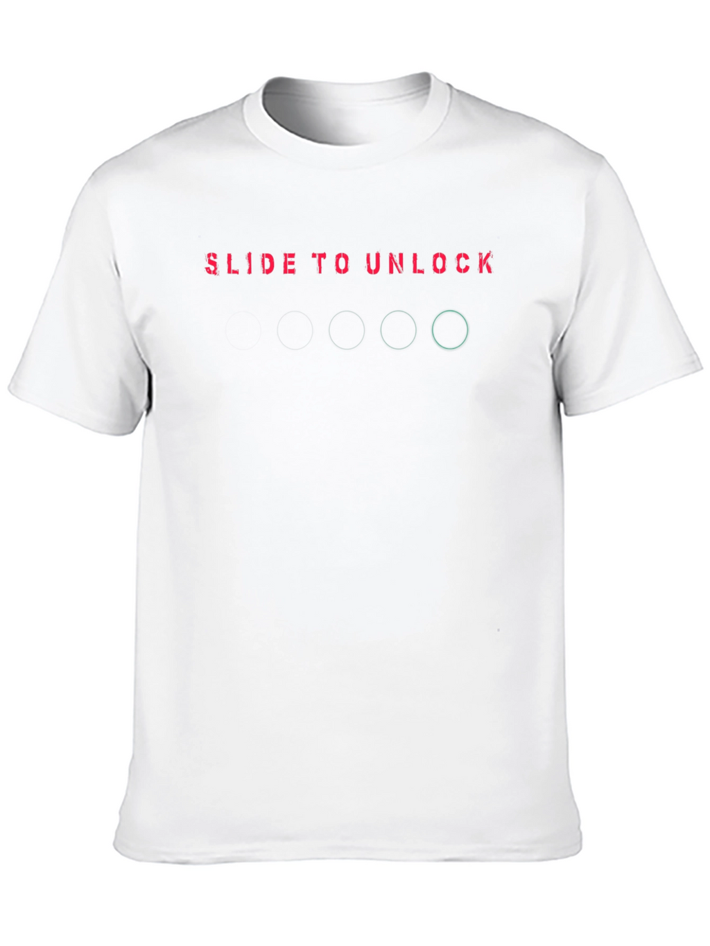 Slide to Unlock Graphic Tee - Mens Black T-Shirt