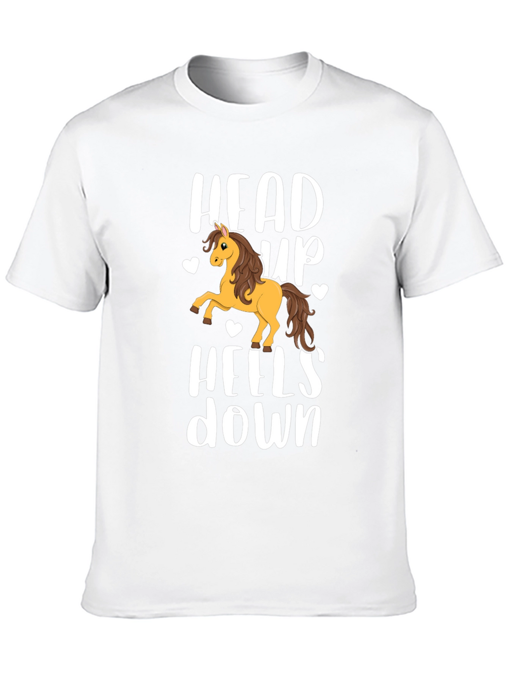 Head Up Heels Down Horse Graphic Tee