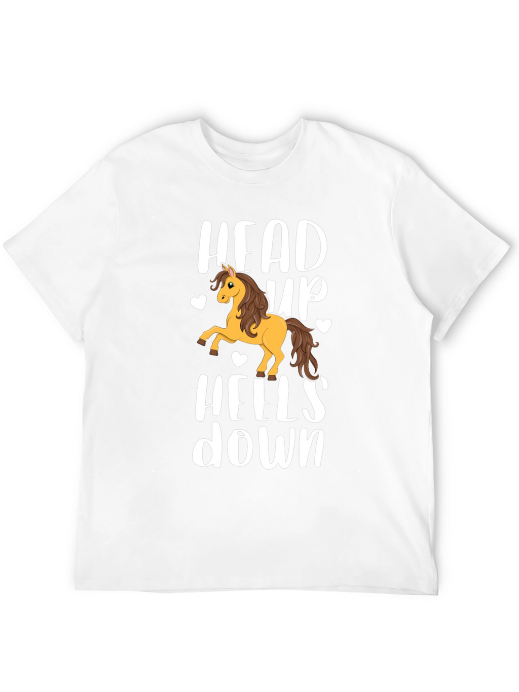 Head Up Heels Down Horse Graphic Tee