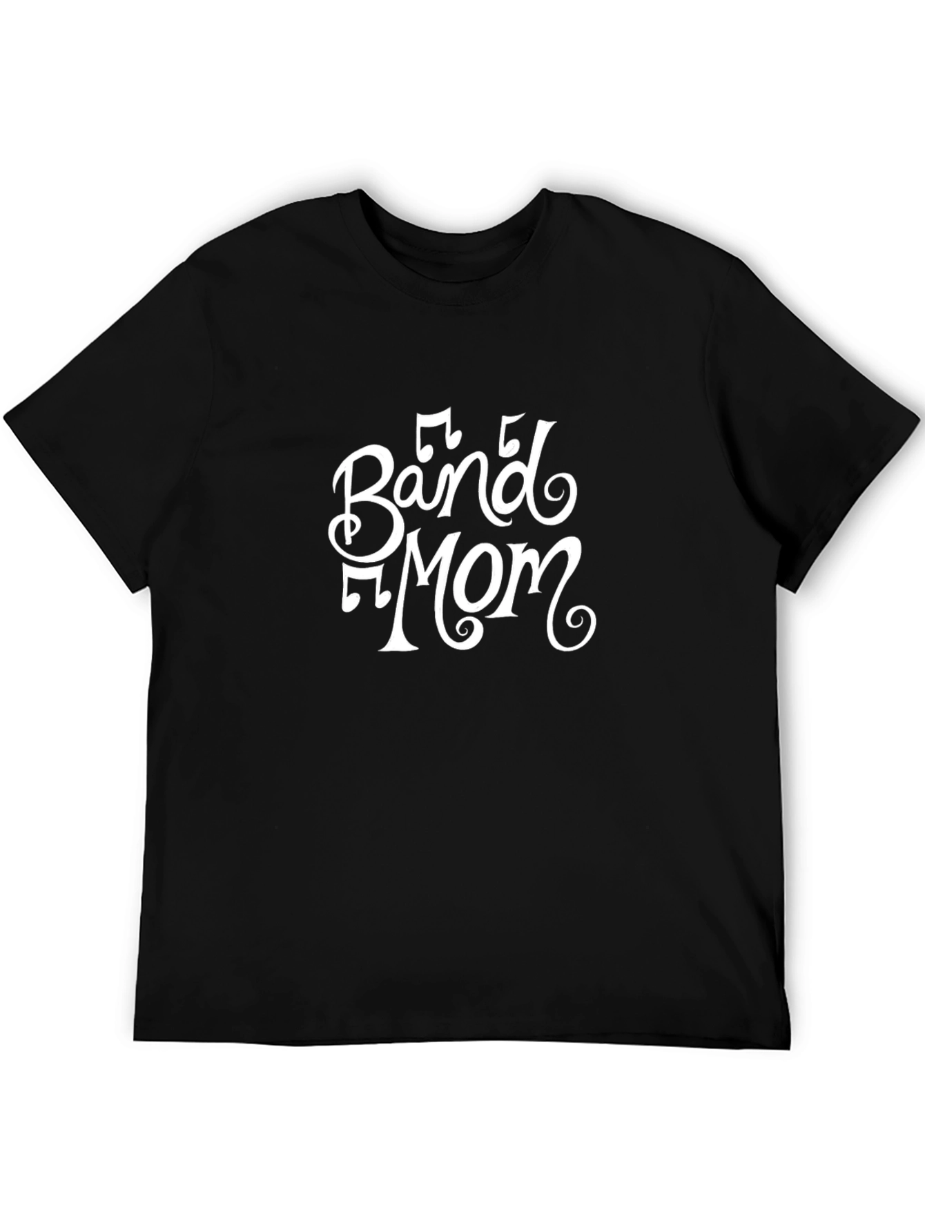 Band Mom Black T-Shirt - Music Lover Tee