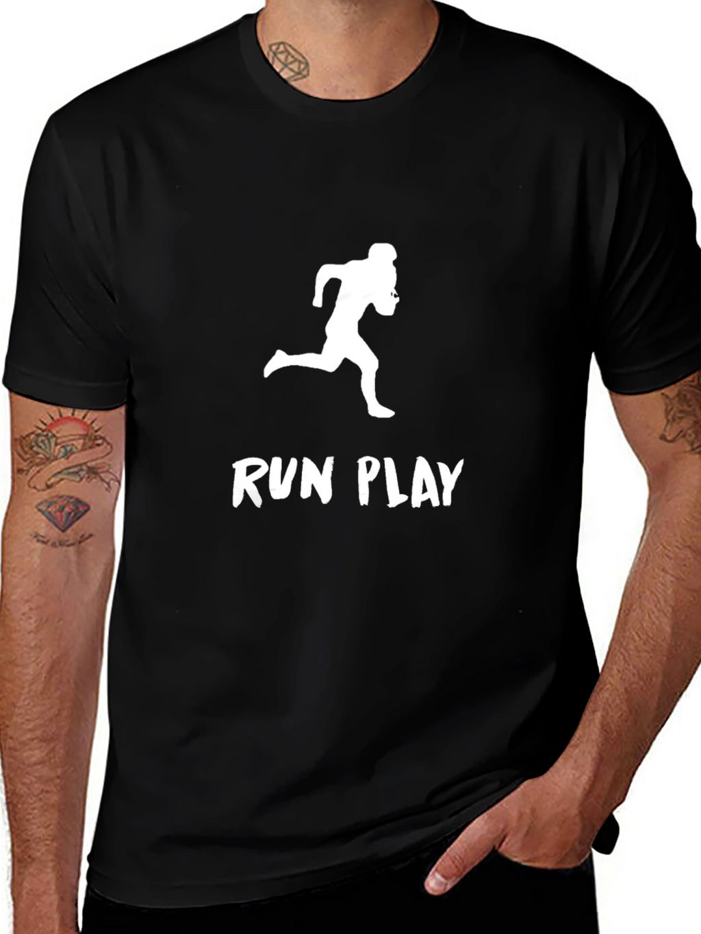 Run Play T-Shirt - Football Design Tee