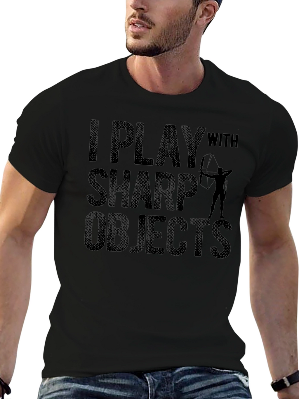 I Play With Sharp Objects Graphic Tee
