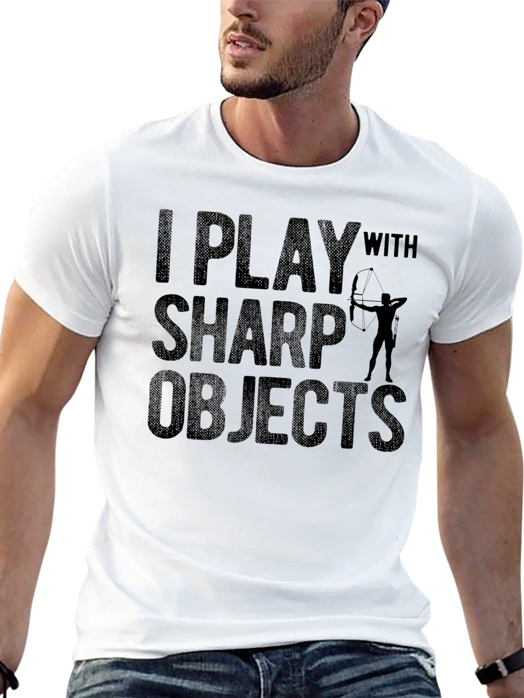 I Play With Sharp Objects Graphic Tee