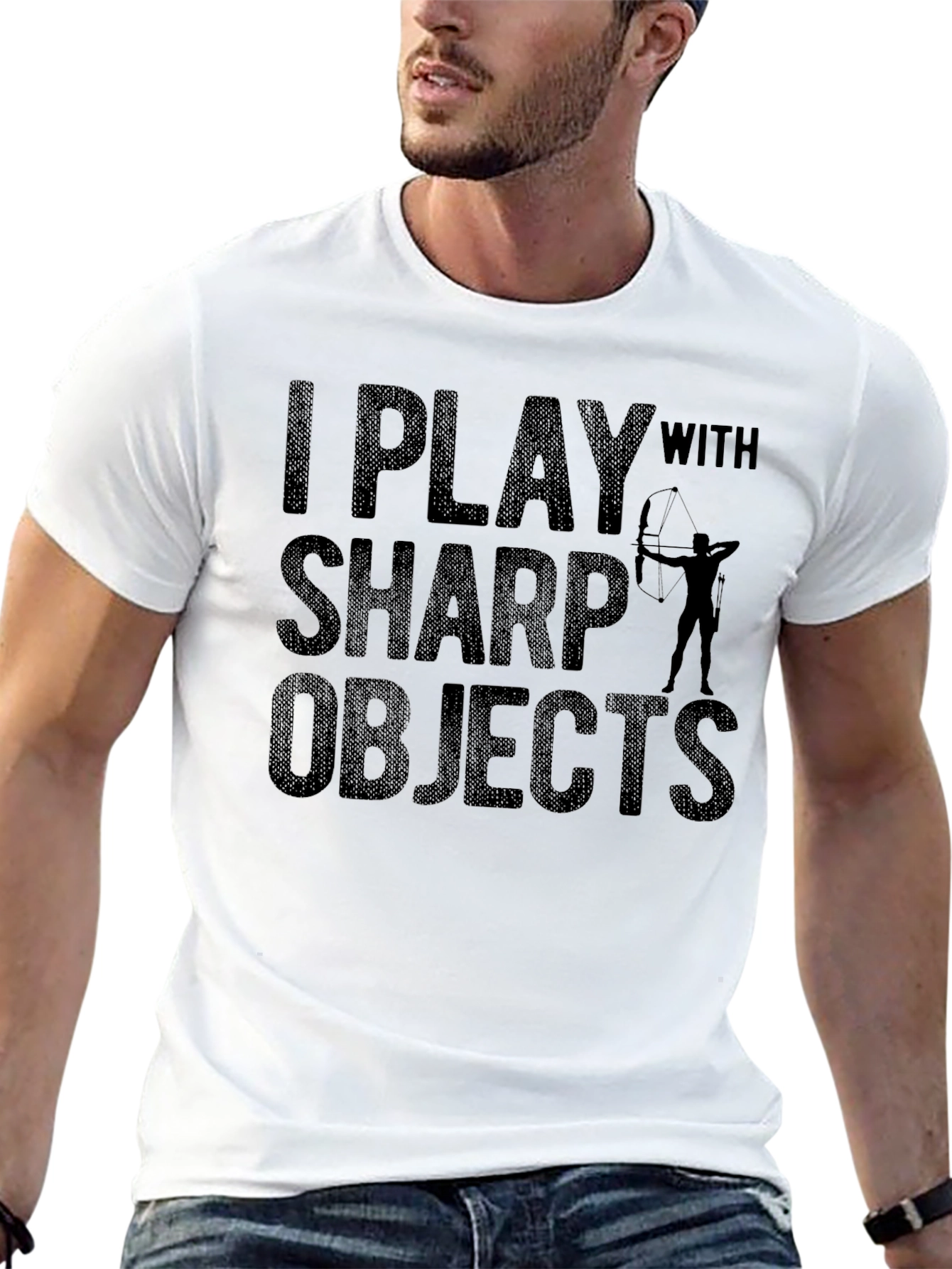 I Play With Sharp Objects Graphic Tee