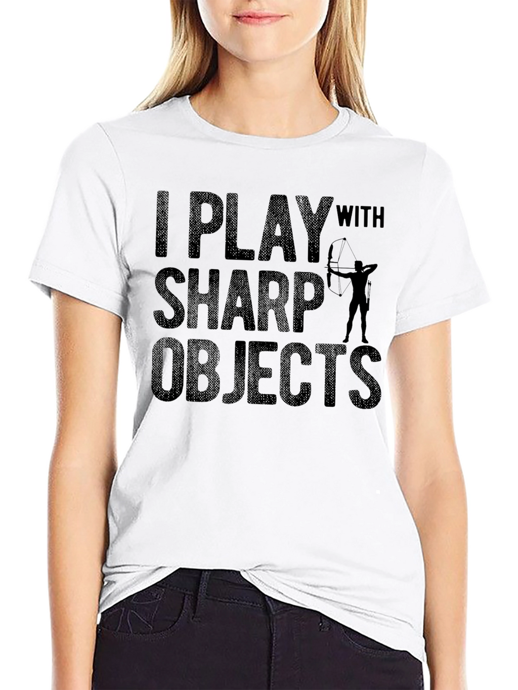 I Play With Sharp Objects Graphic Tee