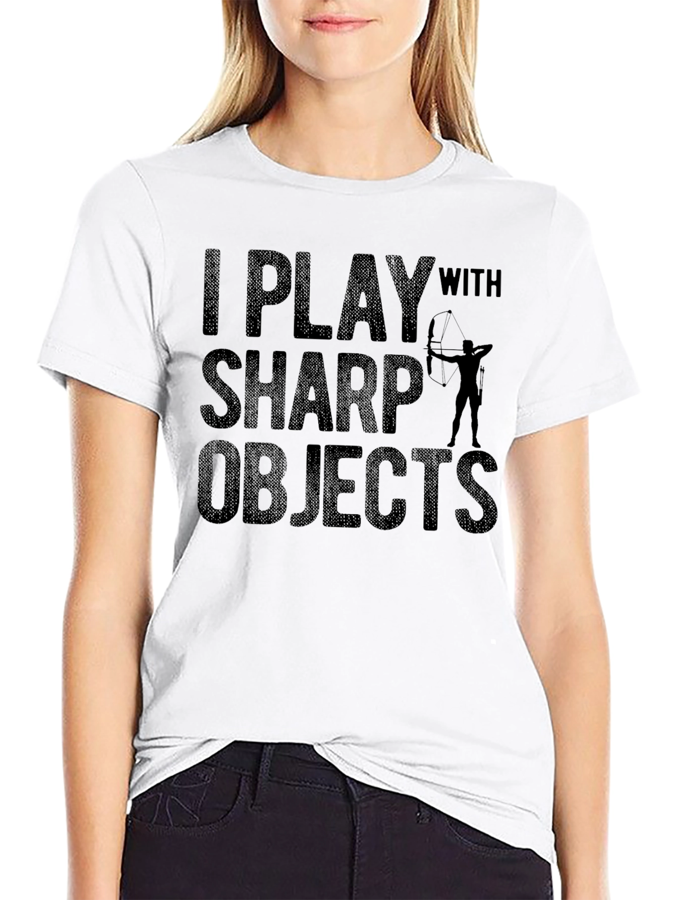I Play With Sharp Objects Graphic Tee