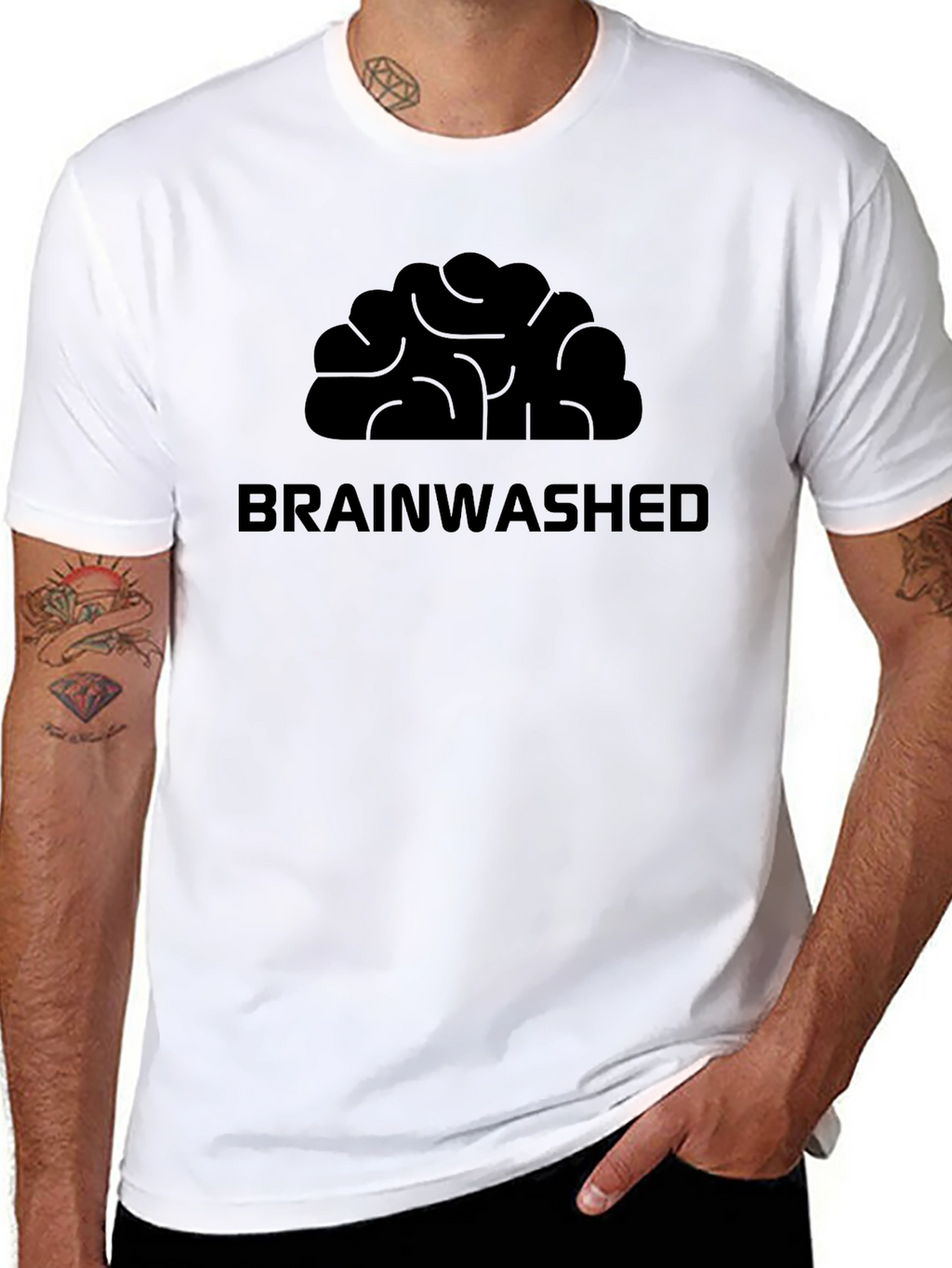 Brainwashed Graphic Tee - Stylish Casual Wear