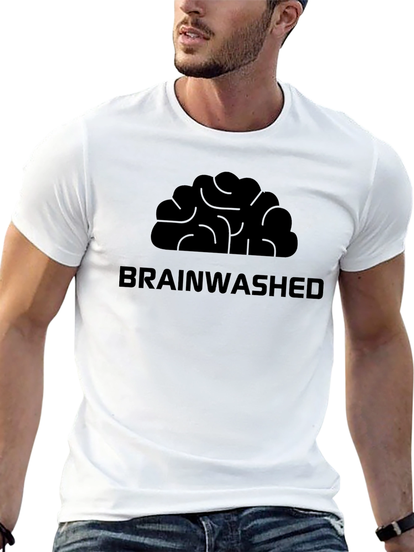 Brainwashed Graphic Tee - Stylish Casual Wear