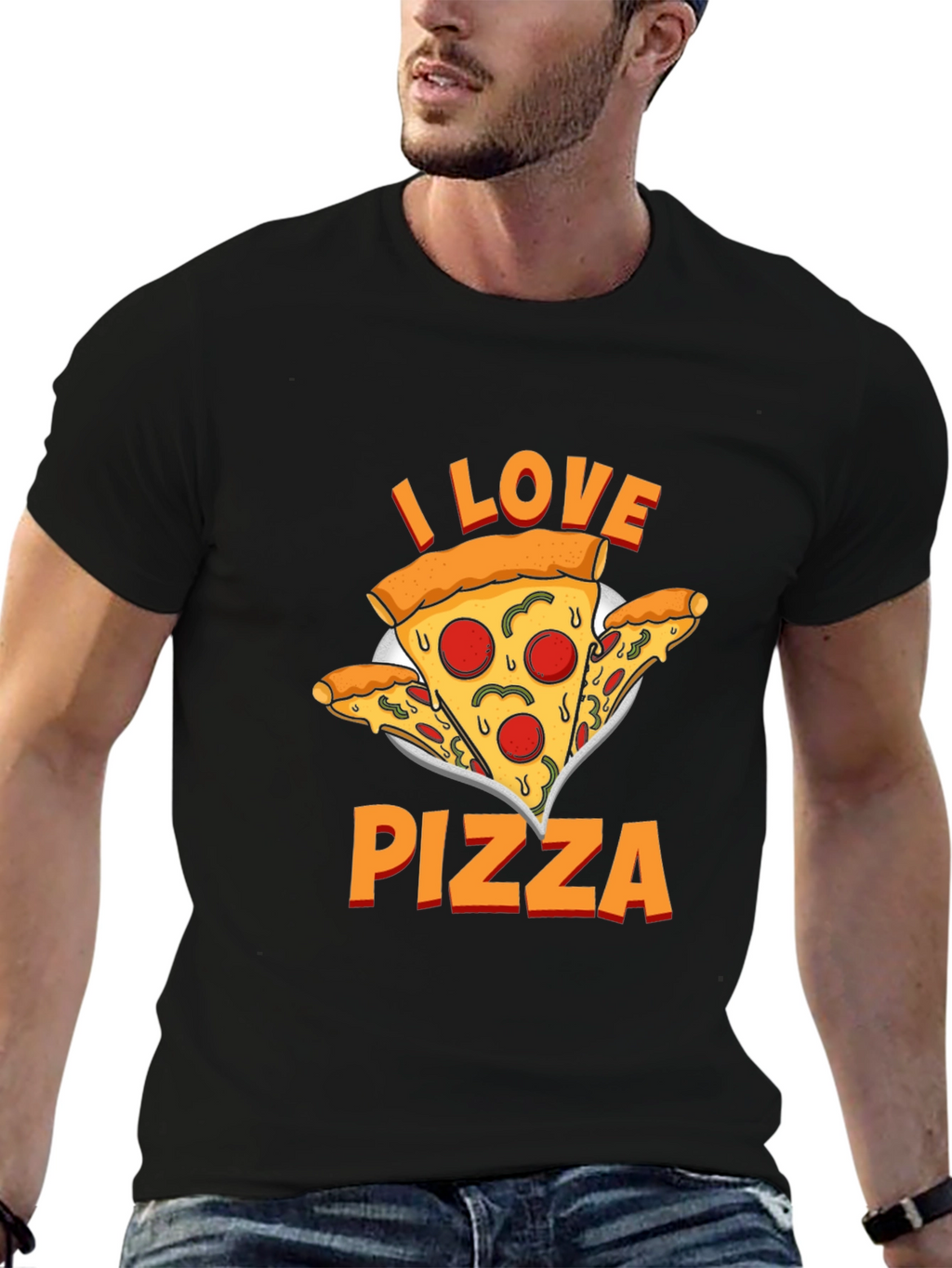 I Love Pizza Graphic T-Shirt - Unisex