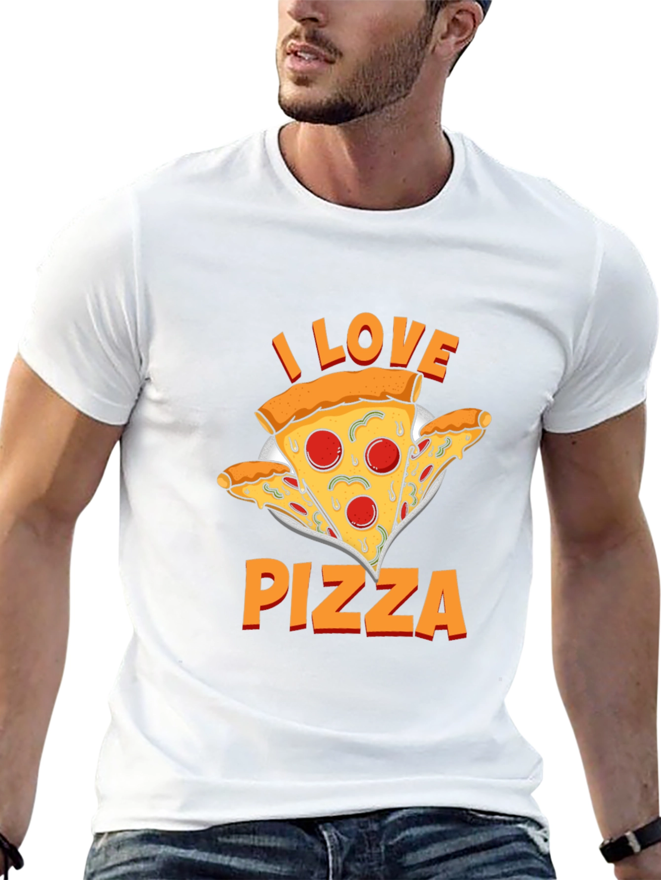 I Love Pizza Graphic T-Shirt - Unisex