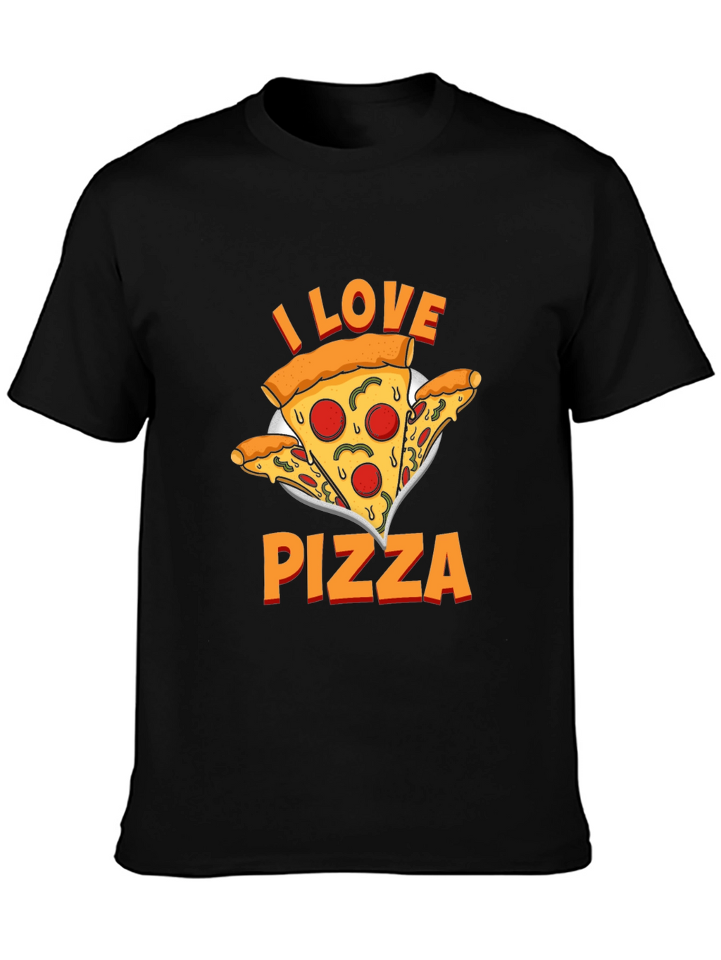 I Love Pizza Graphic T-Shirt - Unisex