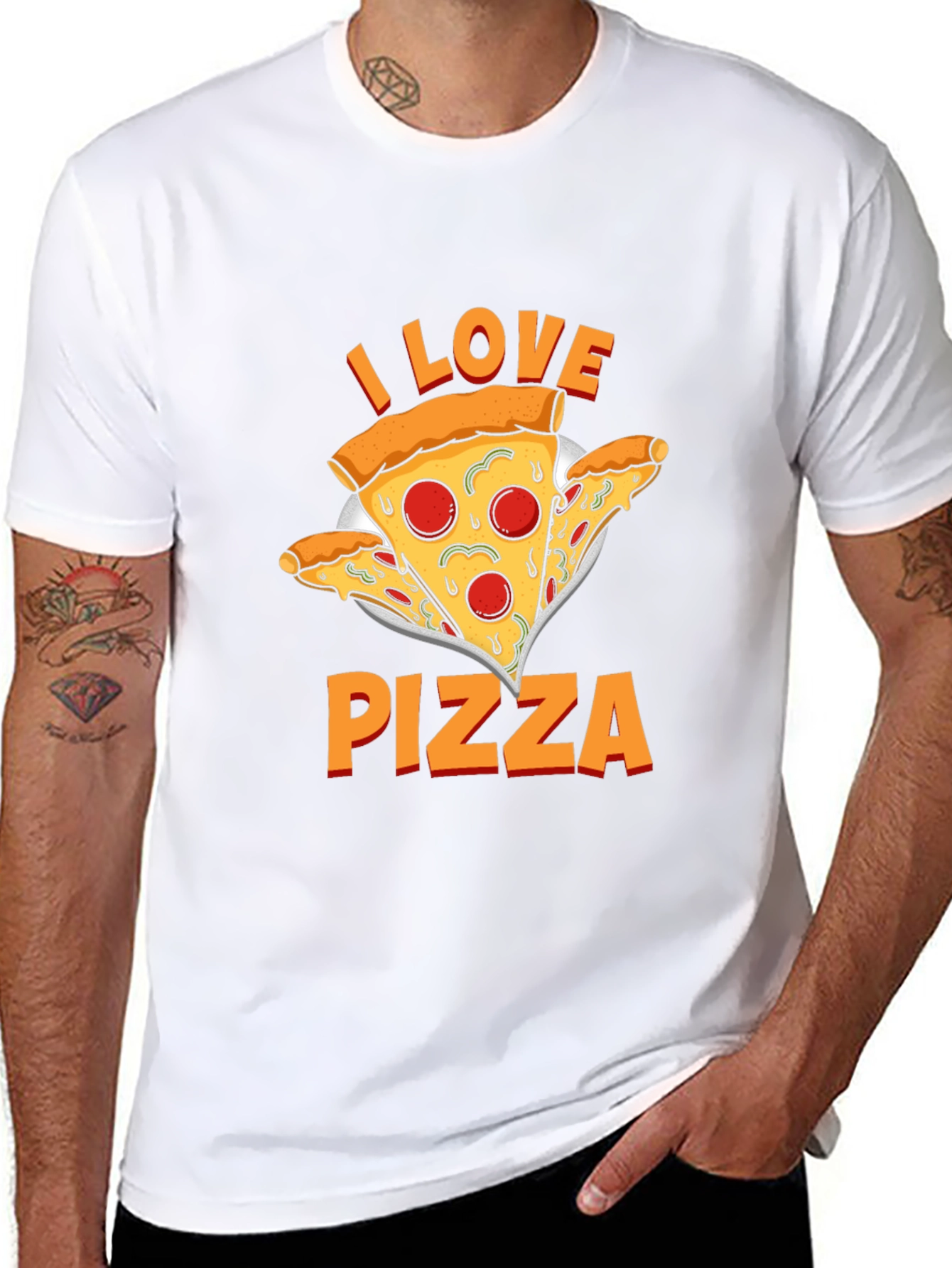 I Love Pizza Graphic T-Shirt - Unisex