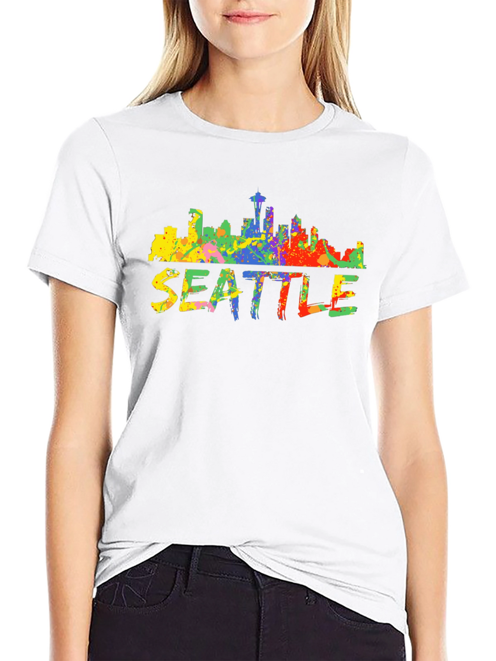 Seattle Skyline Graphic Tee