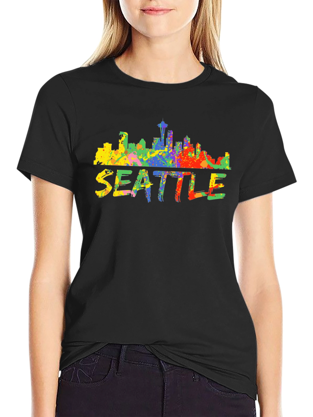 Seattle Skyline Graphic Tee