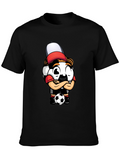 Soccer Ball Cartoon T-Shirt - Cool Graphic Tee